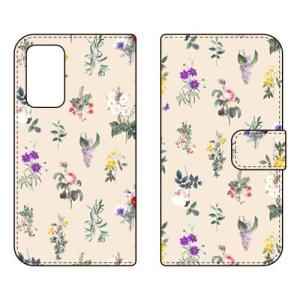 （手帳型ケース カバー） SINDEE 「Botanical （ホワイト）」 Galaxy A53 5G SCG15 SC-53C