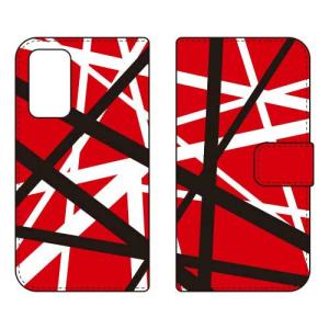 （手帳型ケース カバー） ロックオマージュ レッド Galaxy A53 5G SCG15 SC-53C