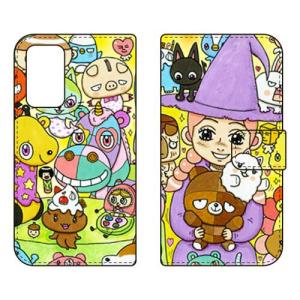 （手帳型ケース カバー） 世界一ブサイクなヌイグルミ design by 326 Galaxy A53 5G SCG15 SC-53C