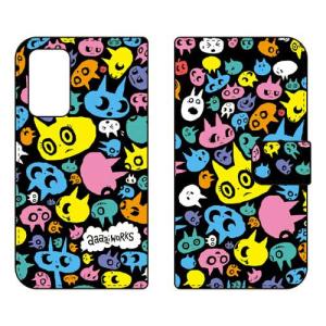 （手帳型ケース カバー） aaaaiWORKS 「ねこちゃん（ネオン）」 Galaxy A53 5G SCG15 SC-53C
