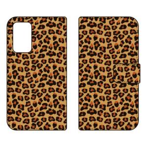 （手帳型ケース カバー） 「レオパード イエロー」 Galaxy A53 5G SCG15 SC-53C