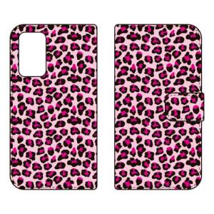 （手帳型ケース カバー） 「レオパード ピンク」 Galaxy A53 5G SCG15 SC-53C