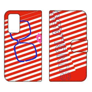 （手帳型ケース カバー） 池田ハル 「Sunglass レッド」 Galaxy A53 5G SCG15 SC-53C