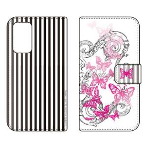 （手帳型ケース カバー） 池田ハル 「Butterfly1 ピンク」 Galaxy A53 5G SCG15 SC-53C