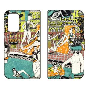 （手帳型ケース カバー） 若林夏 「pool」 Galaxy A53 5G SCG15 SC-53C