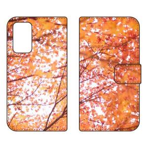 （手帳型ケース カバー） 竹林省悟 「モミジノキ」 Galaxy A53 5G SCG15 SC-53C