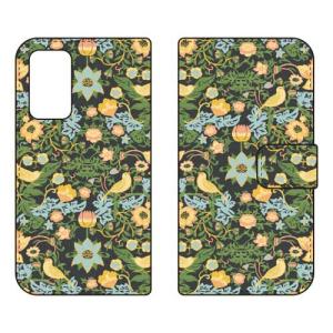 （手帳型ケース カバー） SINDEE 「Mystical Flower （グリーン）」 Galaxy A53 5G SCG15 SC-53C