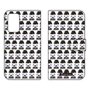 （手帳型ケース カバー） Moisture 「Doggy Runnin Pattern」 Galaxy A53 5G SCG15 SC-53C