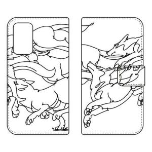 （手帳型ケース カバー） Yohei Takahashi 「Wolvesline」 Galaxy A53 5G SCG15 SC-53C
