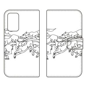 （手帳型ケース カバー） Yohei Takahashi 「Wolvesribbon」 Galaxy A53 5G SCG15 SC-53C
