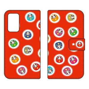 （手帳型ケース カバー） Cf LTD だるま コロコロ Galaxy A53 5G SCG15 SC-53C