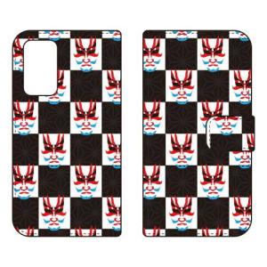 （手帳型ケース カバー） Cf LTD 和柄 隈取小 Galaxy A53 5G SCG15 SC-53C