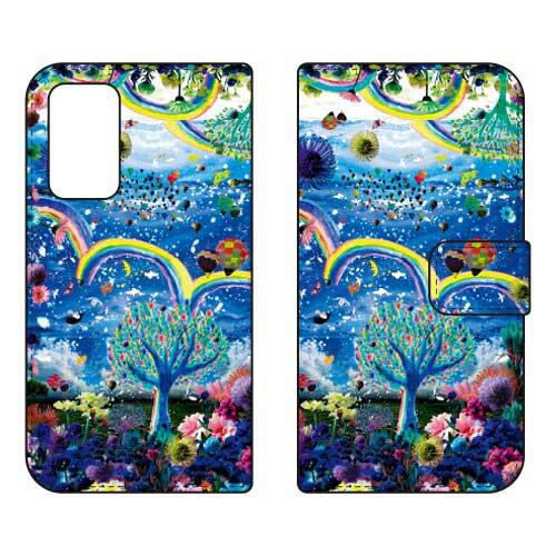 monikotoデザイン （手帳型ケース カバー） 「祝福の花園」 Galaxy A53 5G SC...