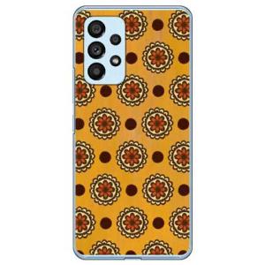 フラワースポット オレンジ （ハード ケース カバー） Galaxy A53 5G SCG15 SC-53C