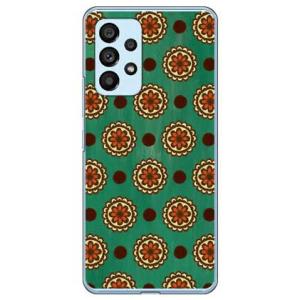 フラワースポット グリーン （ハード ケース カバー） Galaxy A53 5G SCG15 SC-53C