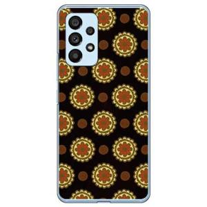 フラワースポット チョコレートオレンジ （ハード ケース カバー） Galaxy A53 5G SCG15 SC-53C