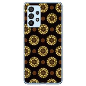 フラワースポット チョコレートブラック （ハード ケース カバー） Galaxy A53 5G SCG15 SC-53C