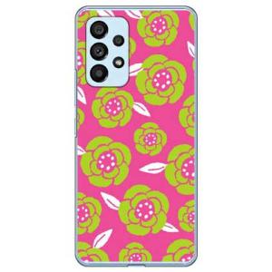 サザンフラワー ピンク （ハード ケース カバー） Galaxy A53 5G SCG15 SC-53C