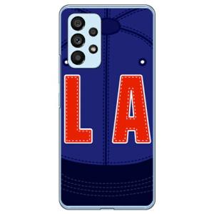 Cf LTD LA ブルー×ネイビー （ハード ケース カバー） Galaxy A53 5G SCG15 SC-53C