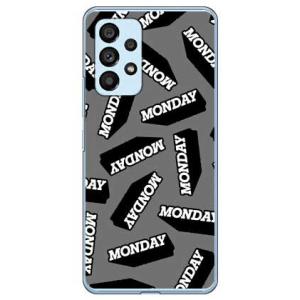 MONDAY ブラック （ハード ケース カバー） Galaxy A53 5G SCG15 SC-53C