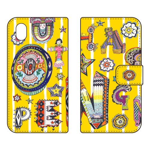 手帳型スマホケース 若林夏 decoration togo (受注生産)  SECOND SKIN ...