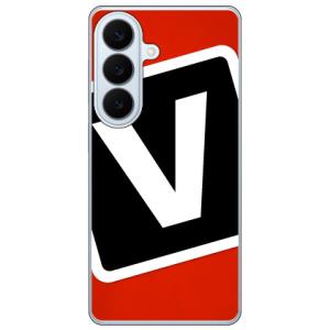 Cf LTD キャンプ レッド×ブラック V スマホケース (ハード ケース カバー) Galaxy...