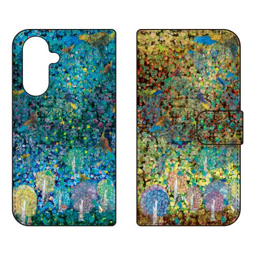 手帳型スマホケース monikotoデザイン アプロス (受注生産) Galaxy A57 5G S...