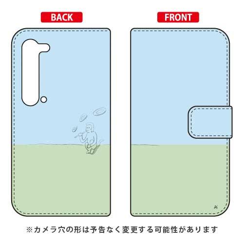 AQUOS R5G ケース 手帳 HUMON design by オブチジン スマホケース (受注生...