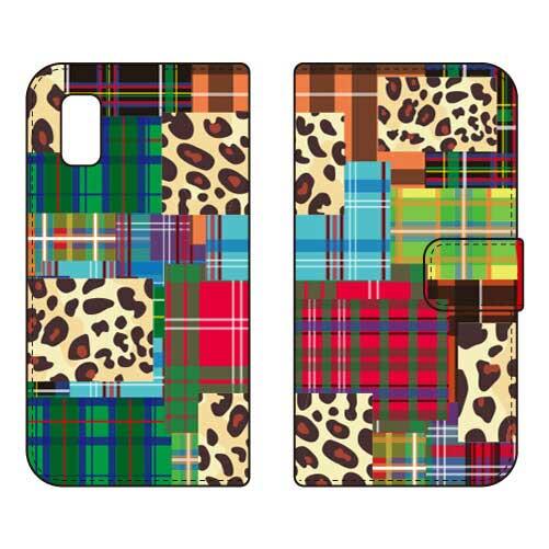 （手帳型ケース カバー） Patchwork / for AQUOS wish SHG06・A104...