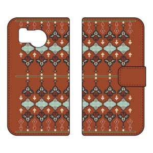 手帳型スマホケース ペルシャ ブラウン (受注生...の商品画像
