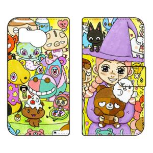 手帳型スマホケース イラストレーター326 手帳 世界一ブサイクなヌイグルミ (受注生産) SECOND SKIN AQUOS sense8 SHG11 SH-54D アクオスセンス8 SHG11 SH-54D