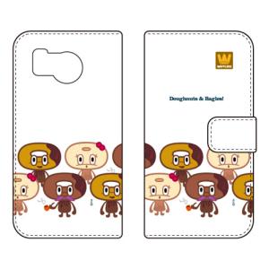 手帳型スマホケース doughnut (受注生産) SECOND SKIN AQUOS sense8 SHG11 SH-54D アクオスセンス8 SHG11 SH-54D