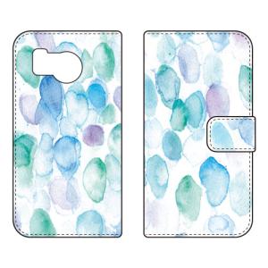 手帳型スマホケース kanoco 雫 (受注生産) SECOND SKIN AQUOS sense8 SHG11 SH-54D アクオスセンス8 SHG11 SH-54D