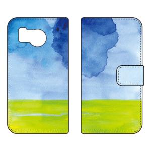 手帳型スマホケース kanoco 溶ける月 (受注生産) SECOND SKIN AQUOS sense8 SHG11 SH-54D アクオスセンス8 SHG11 SH-54D