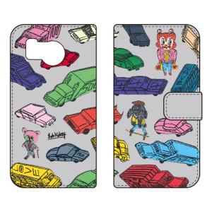 手帳型スマホケース Rob Kidney Dreamy Cars (受注生産) SECOND SKIN AQUOS sense8 SHG11 SH-54D アクオスセンス8 SHG11 SH-54D