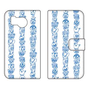 手帳型スマホケース Rob Kidney 19 People (受注生産) SECOND SKIN AQUOS sense8 SHG11 SH-54D アクオスセンス8 SHG11 SH-54D