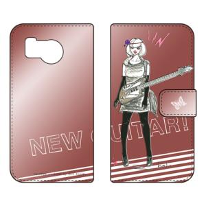 手帳型スマホケース 池田ハルNew Guitar チョコ (受注生産) SECOND SKIN AQUOS sense8 SHG11 SH-54D アクオスセンス8 SHG11 SH-54D