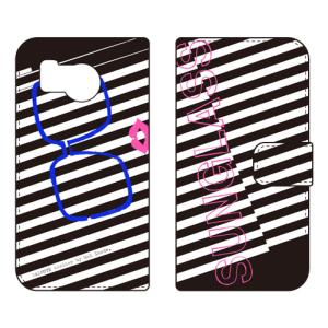 手帳型スマホケース 池田ハルSunglass ブラック (受注生産) SECOND SKIN AQUOS sense8 SHG11 SH-54D アクオスセンス8 SHG11 SH-54D