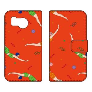 手帳型スマホケース YOKEY Swimming...の商品画像