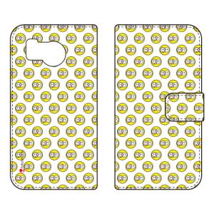 手帳型スマホケース Moisture SMILE DOT 1 (受注生産) SECOND SKIN AQUOS sense8 SHG11 SH-54D アクオスセンス8 SHG11 SH-54D