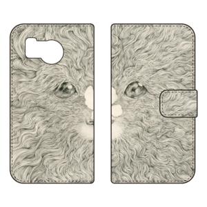 手帳型スマホケース KYOTARO 動物と蝶 2012 (受注生産) SECOND SKIN AQUOS sense8 SHG11 SH-54D アクオスセンス8 SHG11 SH-54D