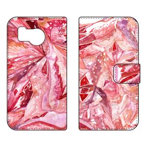手帳型スマホケース Saqui Hotate hibana (受注生産) SECOND SKIN AQUOS sense8 SHG11 SH-54D アクオスセンス8 SHG11 SH-54D