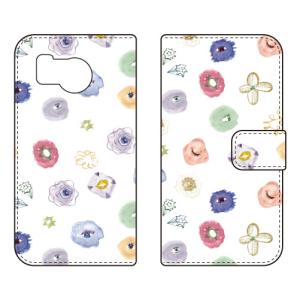 手帳型スマホケース Saqui Hotate mehana (受注生産) SECOND SKIN AQUOS sense8 SHG11 SH-54D アクオスセンス8 SHG11 SH-54D