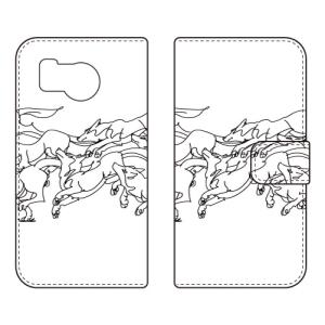 手帳型スマホケース Yohei Takahashi Wolvesribbon (受注生産) SECOND SKIN AQUOS sense8 SHG11 SH-54D アクオスセンス8 SHG11 SH-54D