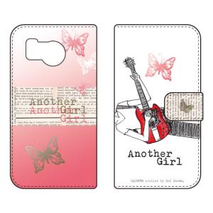 手帳型スマホケース Hal Ikeda Another Girl ホワイト (受注生産) SECOND SKIN AQUOS sense8 SHG11 SH-54D アクオスセンス8 SHG11 SH-54D