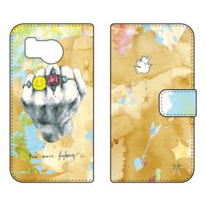 手帳型スマホケース MIKATAMO No more fighting (受注生産) SECOND SKIN AQUOS sense8 SHG11 SH-54D アクオスセンス8 SHG11 SH-54D