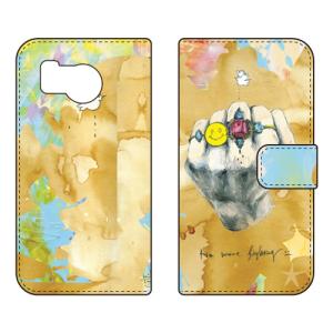 手帳型スマホケース MIKATAMO No more fighting.2 (受注生産) SECOND SKIN AQUOS sense8 SHG11 SH-54D アクオスセンス8 SHG11 SH-54D