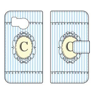 手帳型スマホケース C （サックス） (受注生産) Cf LTD AQUOS sense8 SHG11 SH-54D アクオスセンス8 SHG11 SH-54D