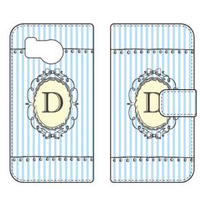 手帳型スマホケース D （サックス） (受注生産) Cf LTD AQUOS sense8 SHG11 SH-54D アクオスセンス8 SHG11 SH-54D