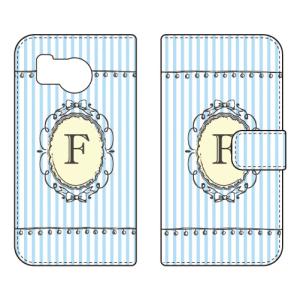 手帳型スマホケース F （サックス） (受注生産) Cf LTD AQUOS sense8 SHG11 SH-54D アクオスセンス8 SHG11 SH-54D